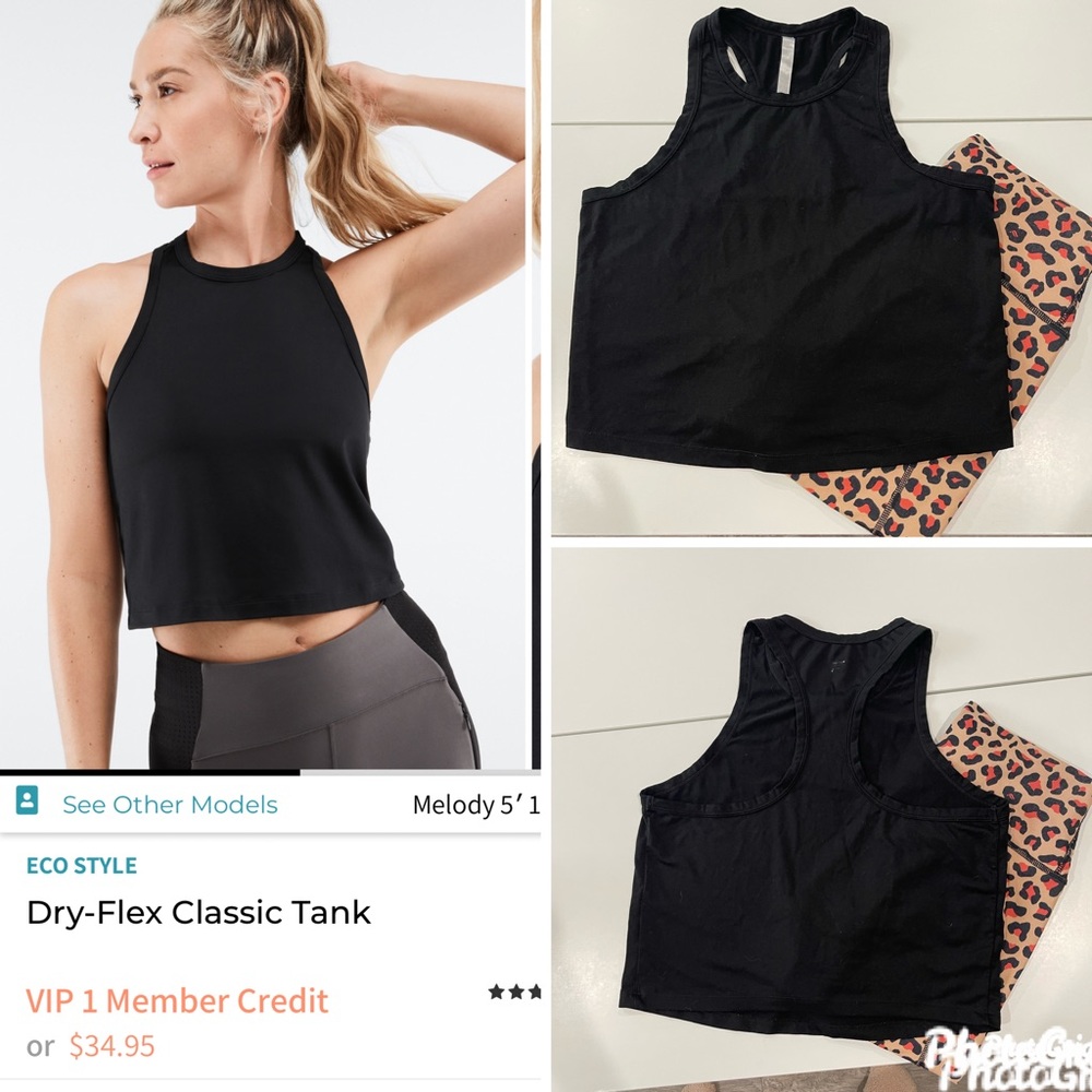 🖤EUC Fabletics Dry-Flex Tank in Black See Measurements (XS orXXS) Top only